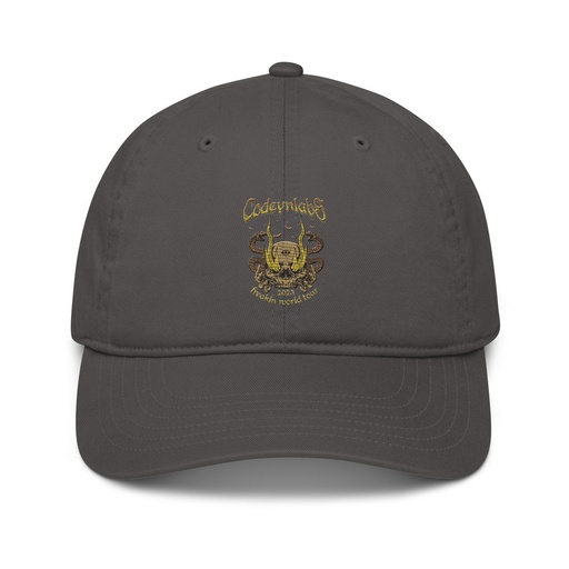 [ID: 491-G137] Band Merchandise Tour Illustration Organic Baseball Cap