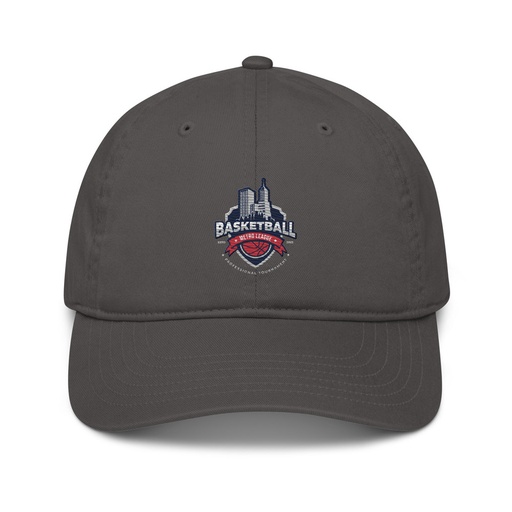 [ID: 491-G149] Basketball Sports Logo Organic Baseball Cap