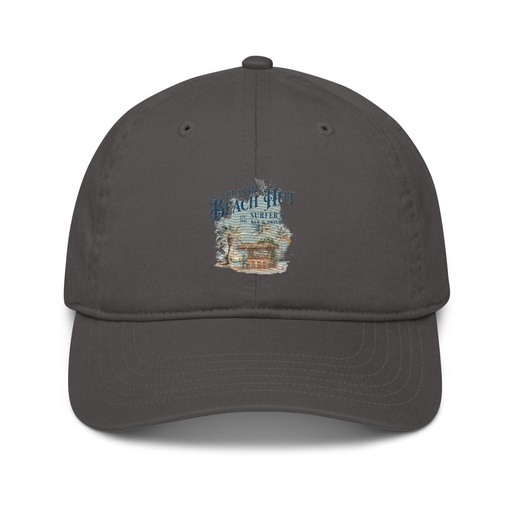 [ID: 491-G166] Beach Hut Organic Baseball Cap