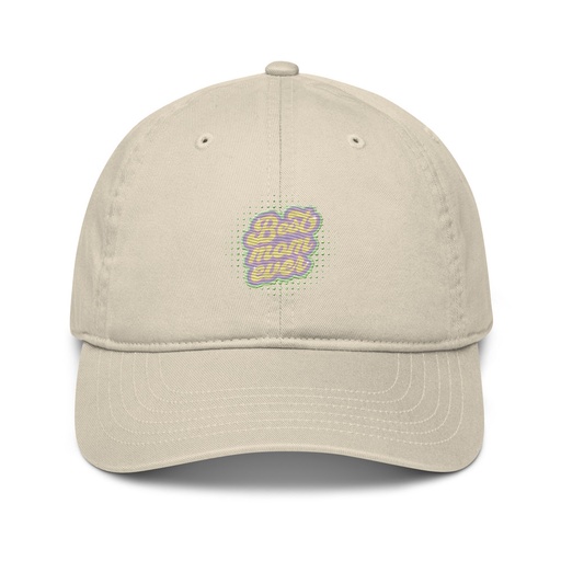 [ID: 491-G188] Best Mom Ever - Retro Typography Organic Baseball Cap