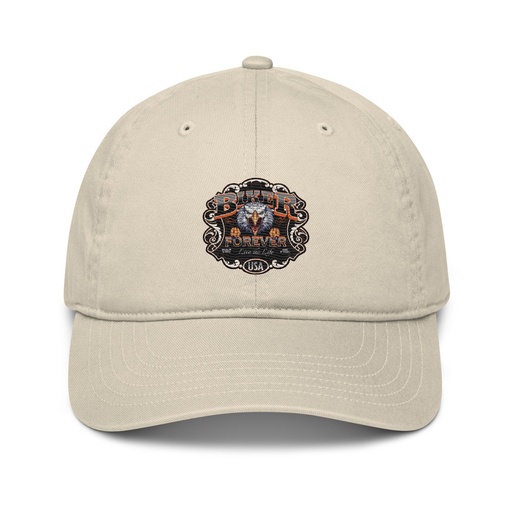 [ID: 491-G208] biker forever Organic Baseball Cap