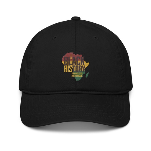 [ID: 491-G217] Black History - Heritage Map Organic Baseball Cap