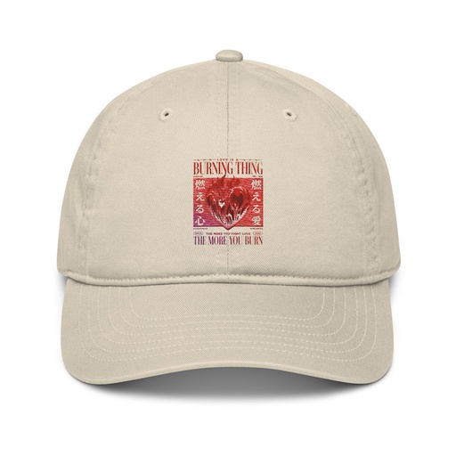 [ID: 491-G299] Burning Thing Organic Baseball Cap