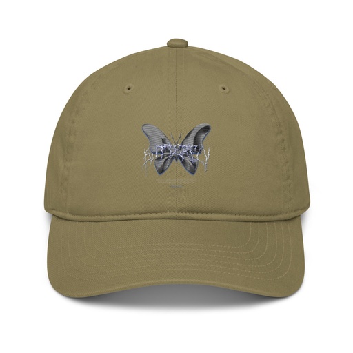 [ID: 491-G302] Butterfly Organic Baseball Cap