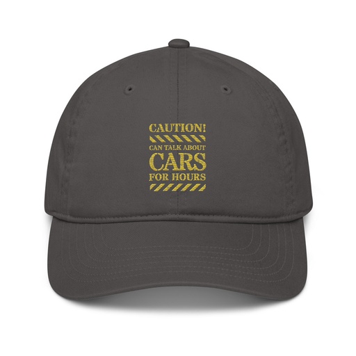 [ID: 491-G351] Caution Signs - Yellow Traffic Sign Organic Baseball Cap
