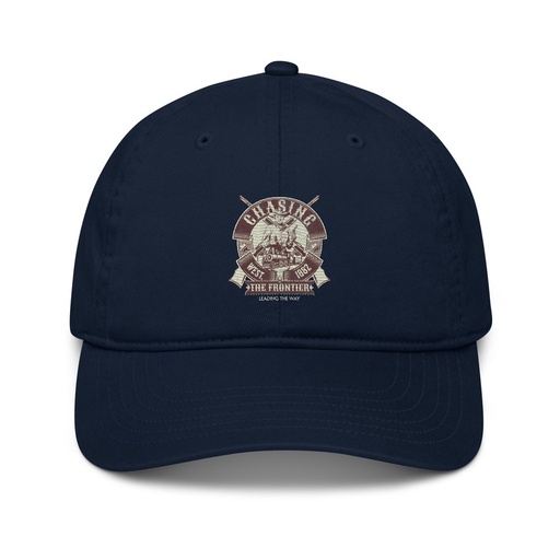 [ID: 491-G360] Chasing the Frontier Organic Baseball Cap