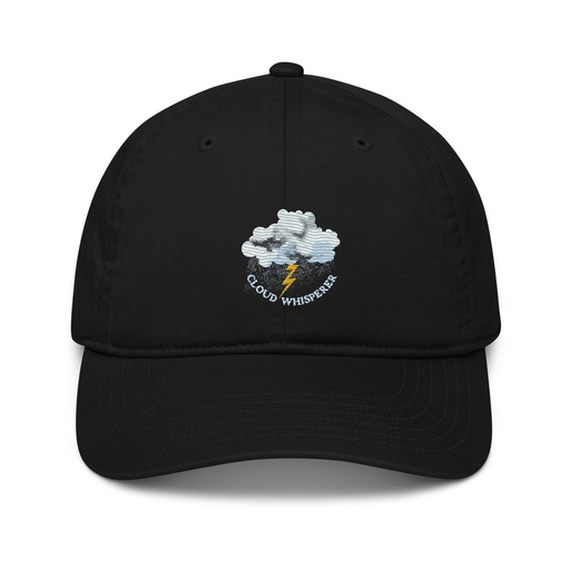 [ID: 491-G387] Cloud Whisperer - Rainy Weather Organic Baseball Cap