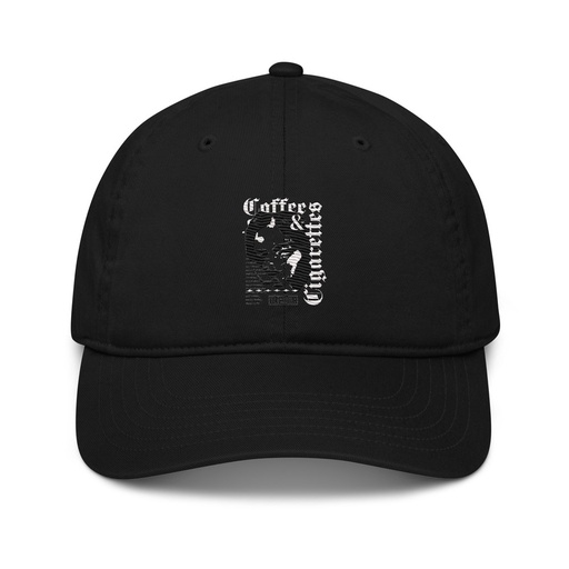 [ID: 491-G392] Coffee & Cigarettes Organic Baseball Cap