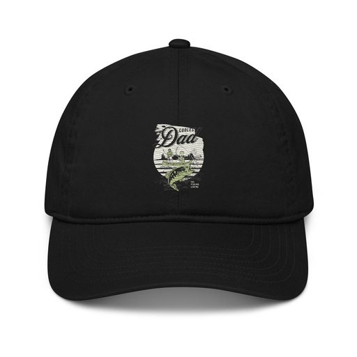 [ID: 491-G419] Coolest Dad Organic Baseball Cap