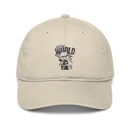 [ID: 491-G430] Crazy World Organic Baseball Cap
