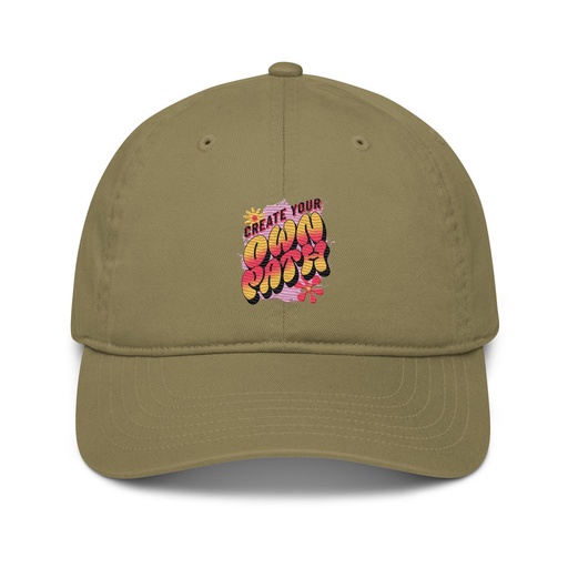 [ID: 491-G431] Create Your Own Path Organic Baseball Cap