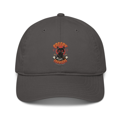 [ID: 491-G437] Creepy Crawlers Halloween Organic Baseball Cap