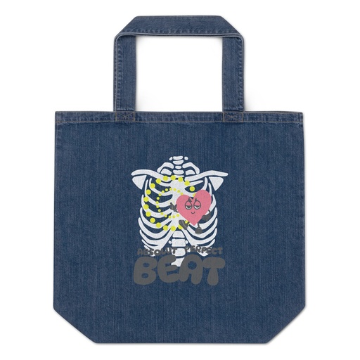 [ID: 528-G19] Absolut Perfect Beat Organic Denim Tote Bag
