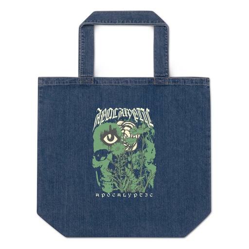 [ID: 528-G96] Apocalypse Organic Denim Tote Bag