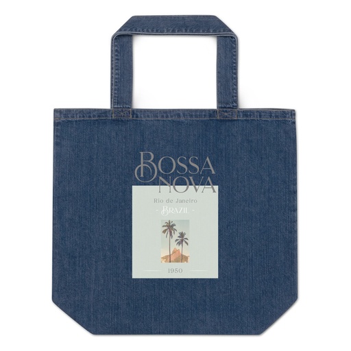 [ID: 528-G271] Bossa Nova Organic Denim Tote Bag