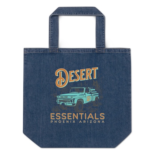 [ID: 528-G489] desert Organic Denim Tote Bag
