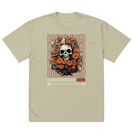 [ID: 713-G18] Abbandoned Oversized Faded T-Shirt