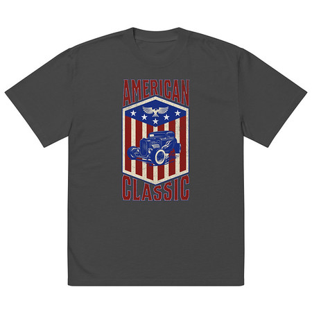 [ID: 713-G66] american classic Oversized Faded T-Shirt
