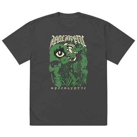 [ID: 713-G96] Apocalypse Oversized Faded T-Shirt