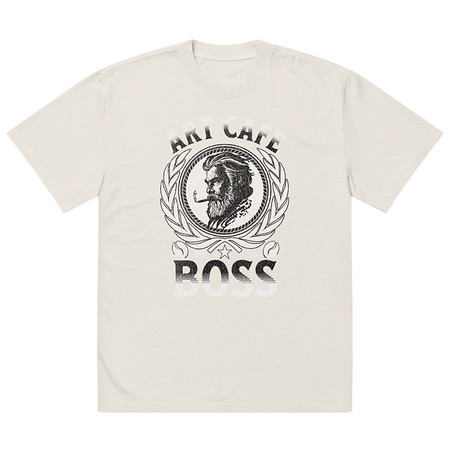 [ID: 713-G101] ART CAFE - BOSS Oversized Faded T-Shirt