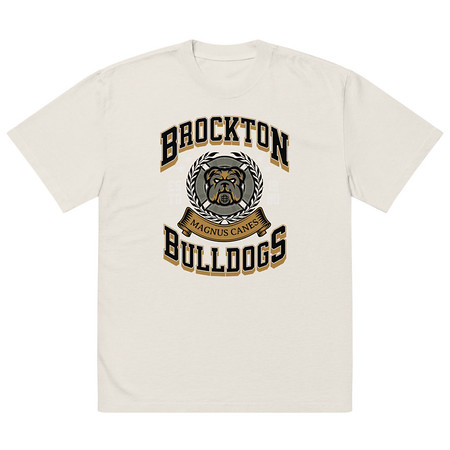 [ID: 713-G286] Brockton Bulldogs Oversized Faded T-Shirt