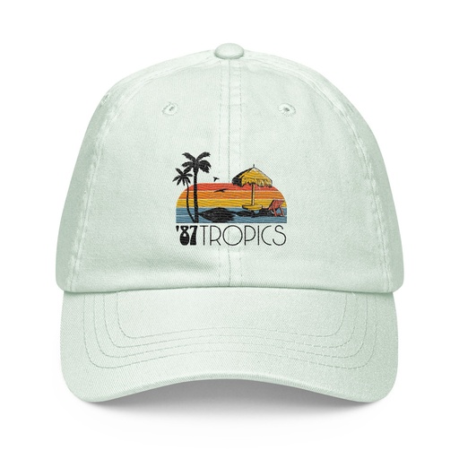 [ID: 481-G2] '87 Tropics Pastel Baseball Hat