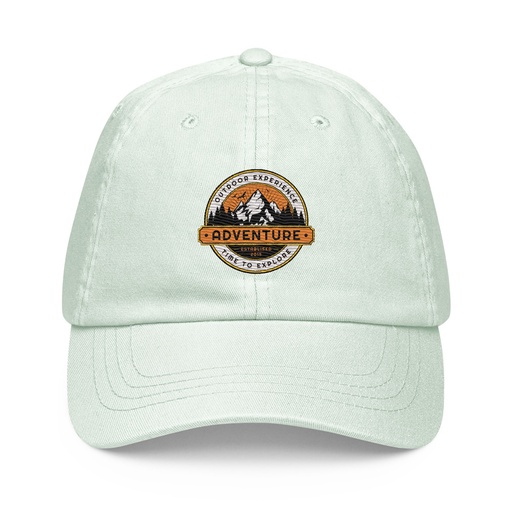 [ID: 481-G26] Adventure - Outdoor Mountain Pastel Baseball Hat