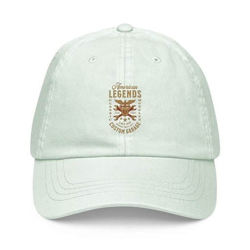 [ID: 481-G75] American Legends Garage - Eagle Pastel Baseball Hat