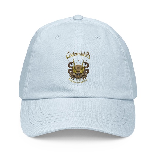 [ID: 481-G137] Band Merchandise Tour Illustration Pastel Baseball Hat