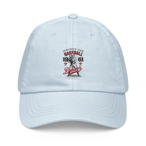 [ID: 481-G140] Baseball Championship League - University Sports Team Pastel Baseball Hat