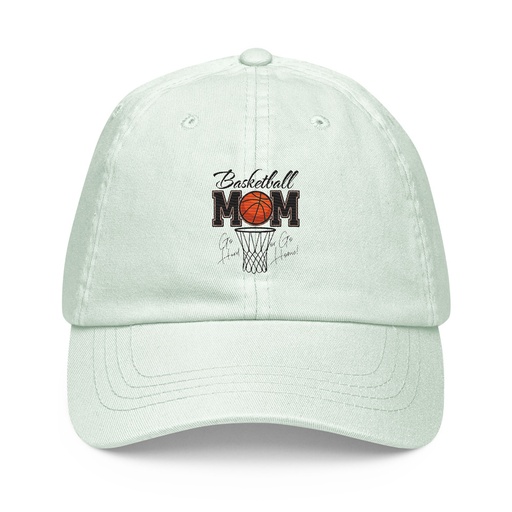 [ID: 481-G148] Basketball Mom - Mother's Day Pastel Baseball Hat