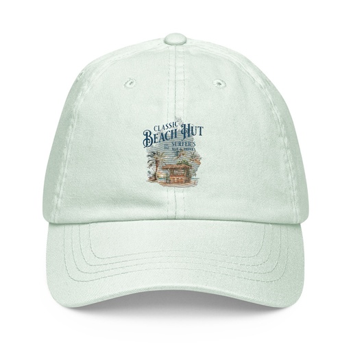 [ID: 481-G166] Beach Hut Pastel Baseball Hat
