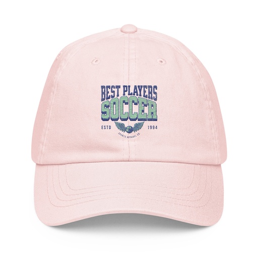 [ID: 481-G190] Best Players Soccer Pastel Baseball Hat