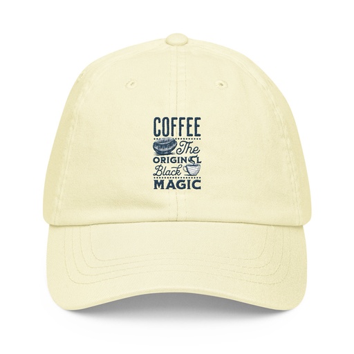 [ID: 481-G227] Black Magic Coffee - Simple Cup Pastel Baseball Hat
