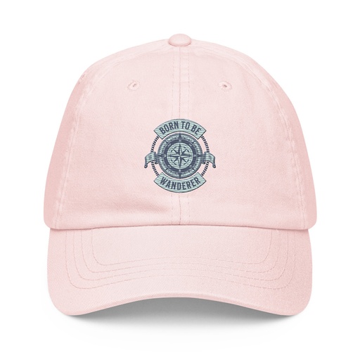 [ID: 481-G261] Born to be Wanderer - Compass Pastel Baseball Hat