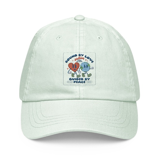 [ID: 481-G272] BOUND BY LOVE Pastel Baseball Hat