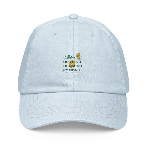 [ID: 481-G307] Caffeine Cartoon Pastel Baseball Hat
