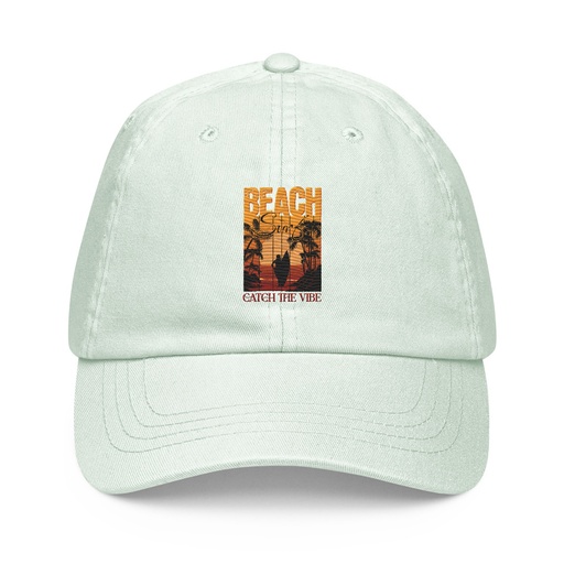 [ID: 481-G342] Catch the Vibe Pastel Baseball Hat
