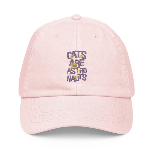 [ID: 481-G346] Cats are Astronauts Pastel Baseball Hat