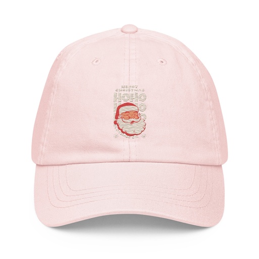 [ID: 481-G374] Christmas Season - Santa Claus Pastel Baseball Hat