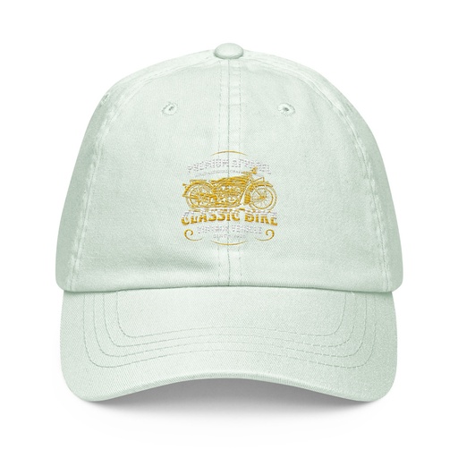 [ID: 481-G380] Classic Bike Pastel Baseball Hat