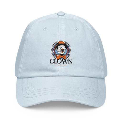 [ID: 481-G388] CLOWN LOGO Pastel Baseball Hat