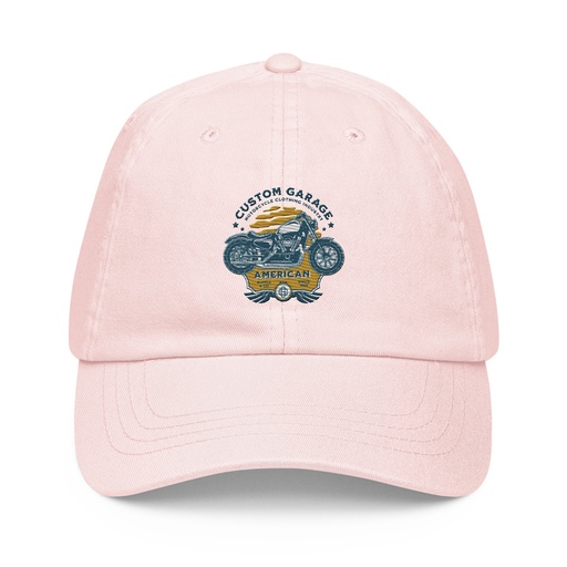 [ID: 481-G443] Custom Garage - Motorcycle Pastel Baseball Hat