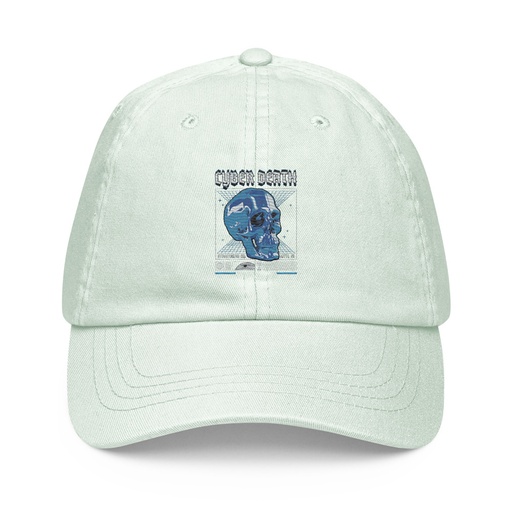 [ID: 481-G457] Cyber Death - Skull Pastel Baseball Hat