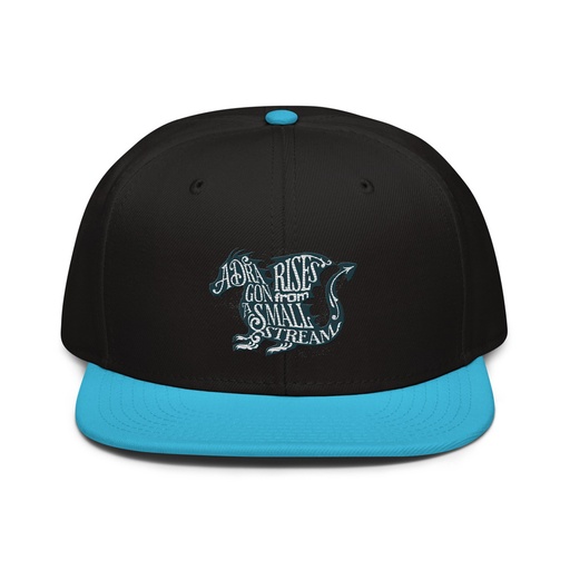 [ID: 77-G16] A Dragon Rises - Typographic Lettering Snapback