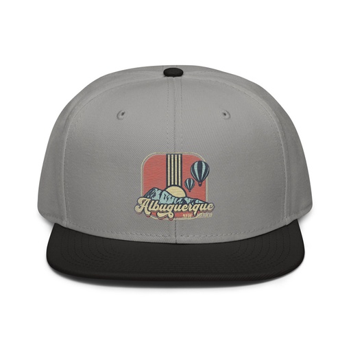 [ID: 77-G36] Albuquerque - Retro Hot Air Baloon Snapback