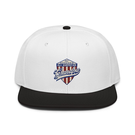 [ID: 77-G41] all american grandpa Snapback