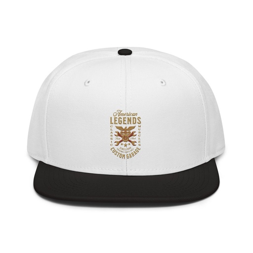 [ID: 77-G75] American Legends Garage - Eagle Snapback