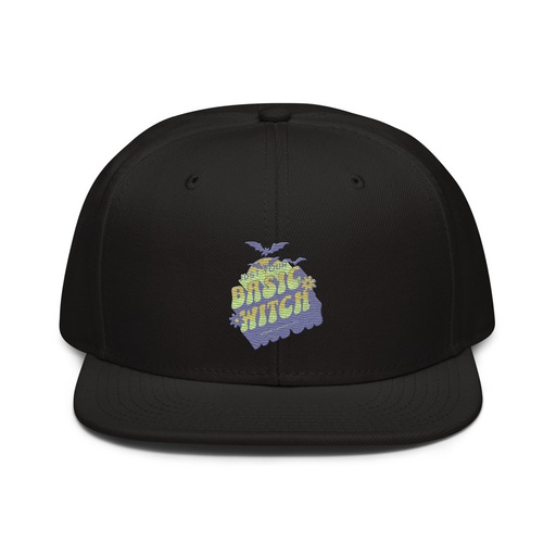 [ID: 77-G146] Basic Witch - Halloween Snapback