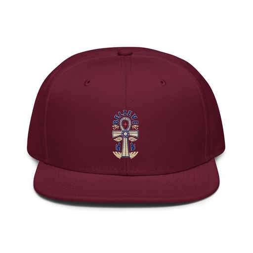 [ID: 77-G178] Believe  - Faith Symbol Snapback